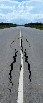 asphalt erosion