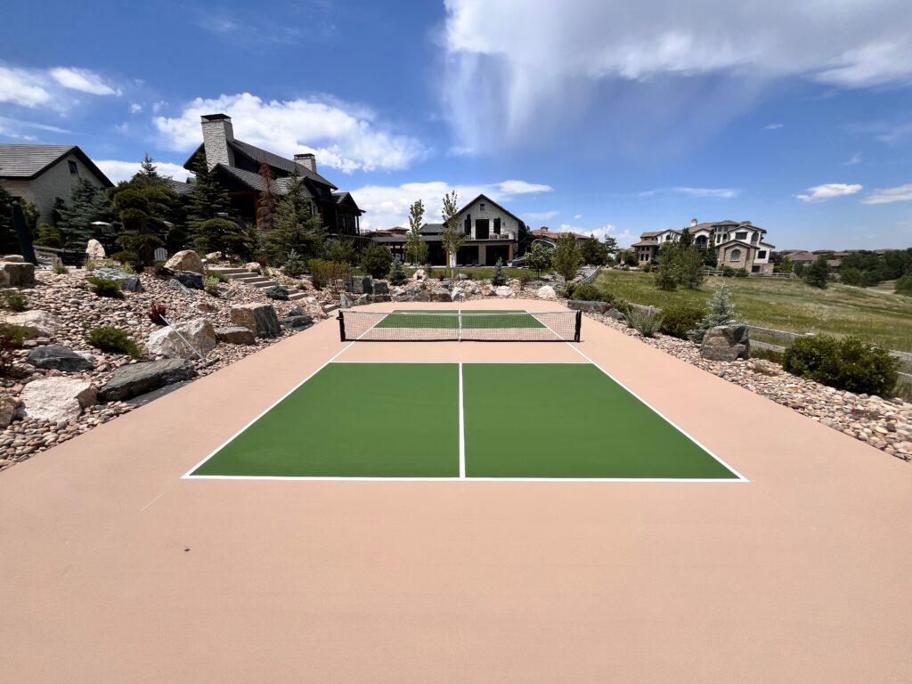 pickleball court resurfacing